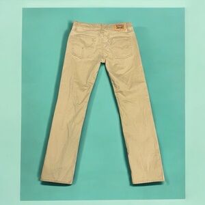 Levi's Boys Slim Fit Beige Khaki Jeans Size 18 (29W x 29L)